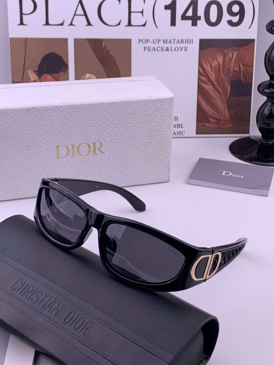 Dior CD7390 Polarized Fashion Brown Lens Sunglasses for Women - detail image 4