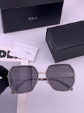 Dior CD8635 Polarized Square Brown Lens Sunglasses for Women