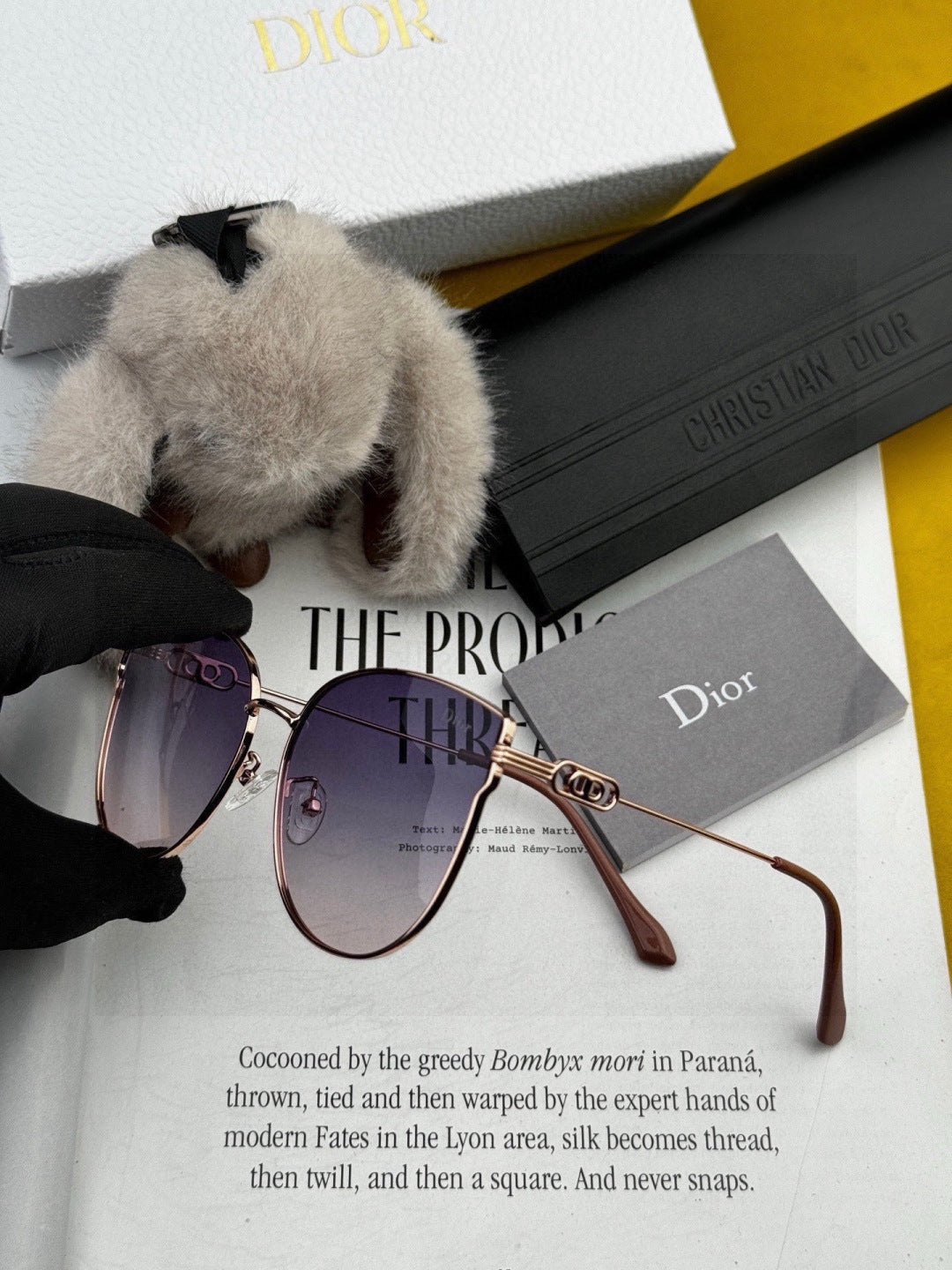 Dior CD4311 Round Red Lens Sunglasses for Women