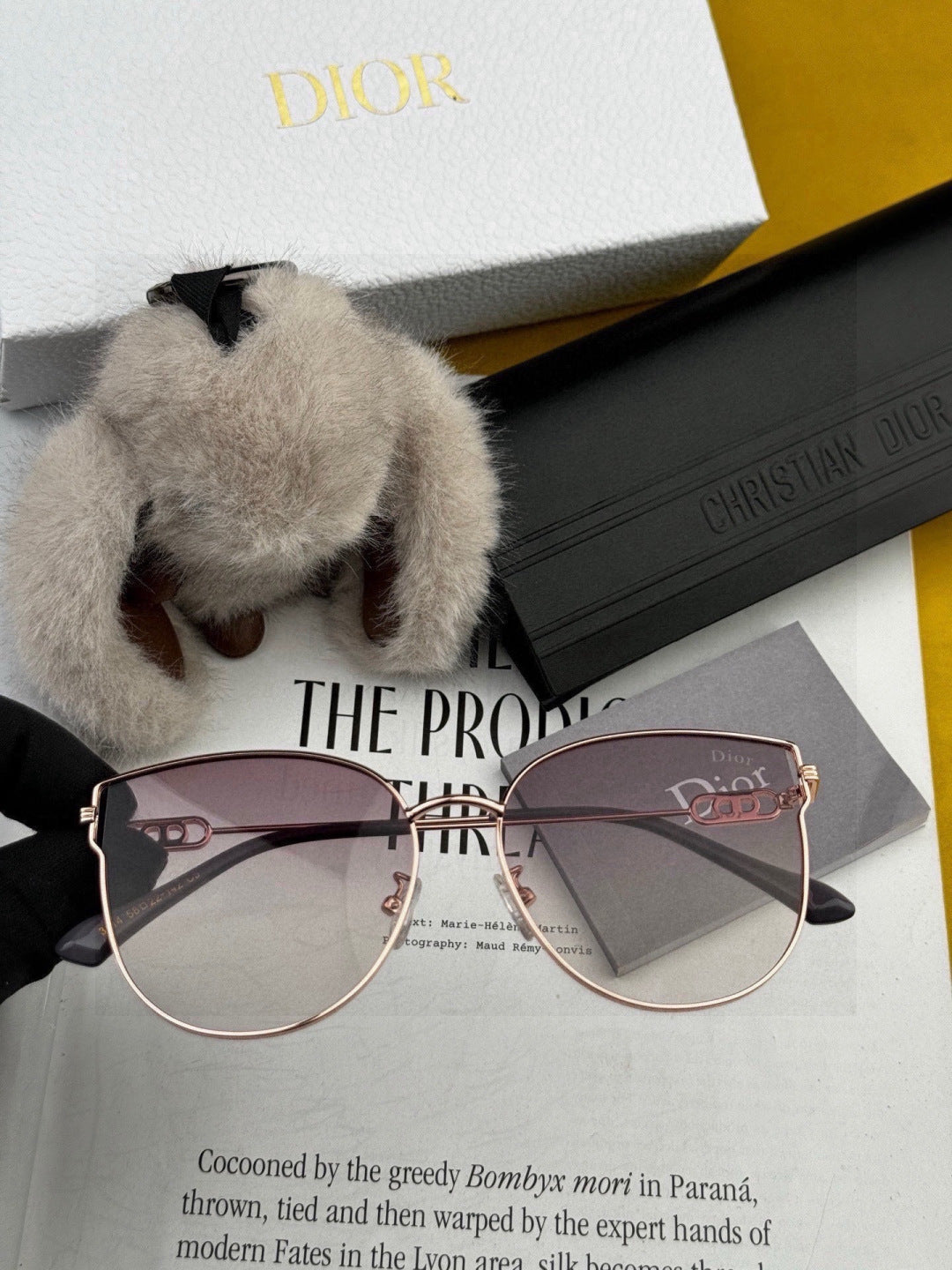 Dior CD4311 Round Black Lens Sunglasses for Women - detail image 2