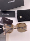 Chanel CH0786 Polarized Square Black Lens Sunglasses for Women
