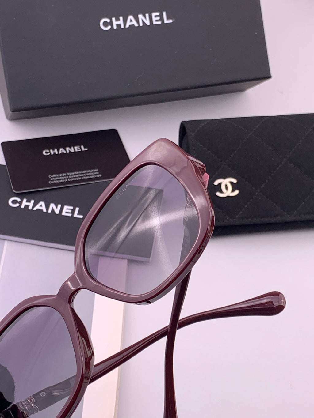 Chanel CH5907 Polarized Square Brown Lens Sunglasses for Women - detail image 6