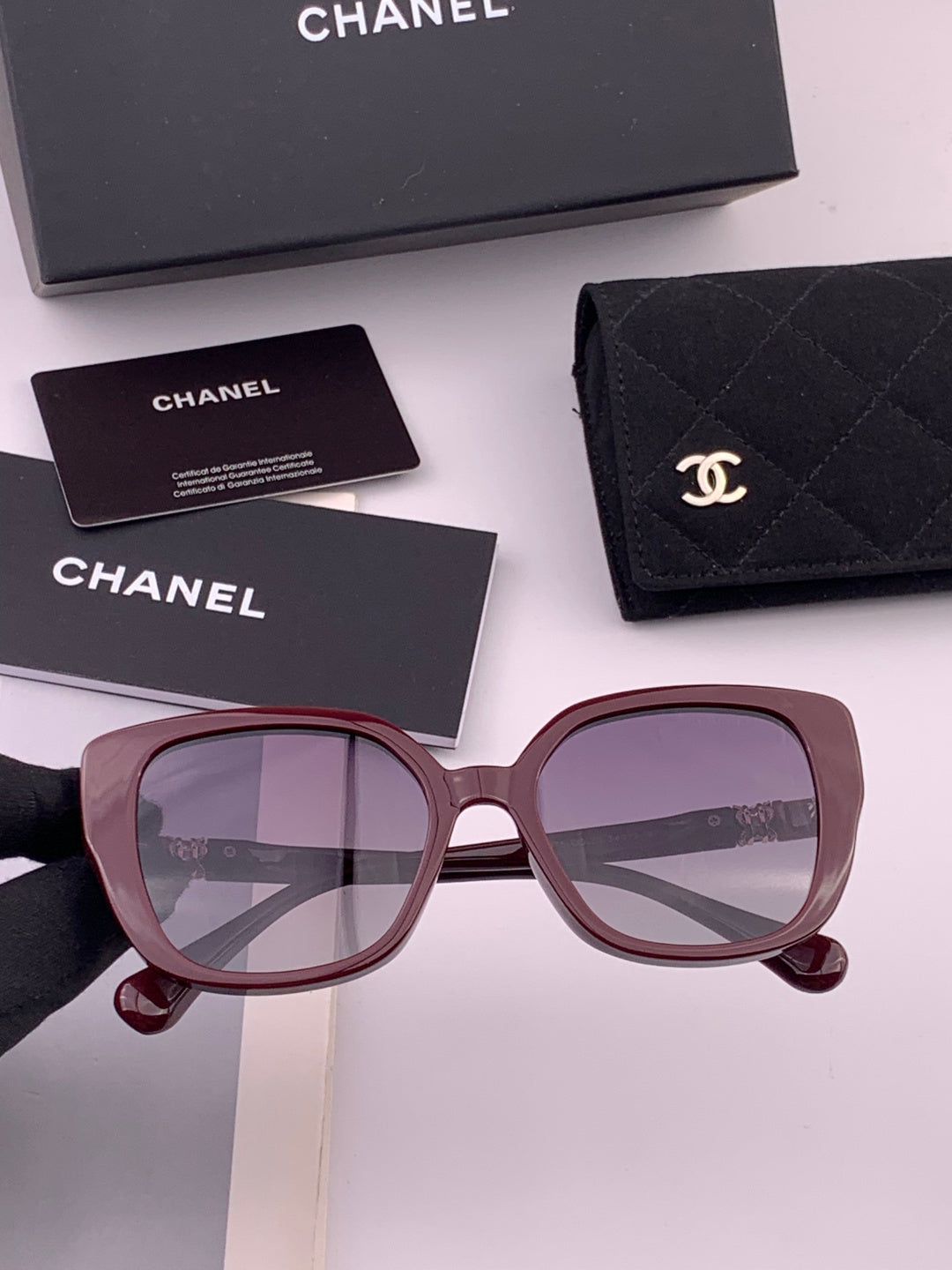 Chanel CH5907 Polarized Square Brown Lens Sunglasses for Women
