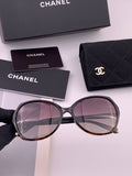 Chanel CH2752 Polarized Square Black Lens Sunglasses for Women