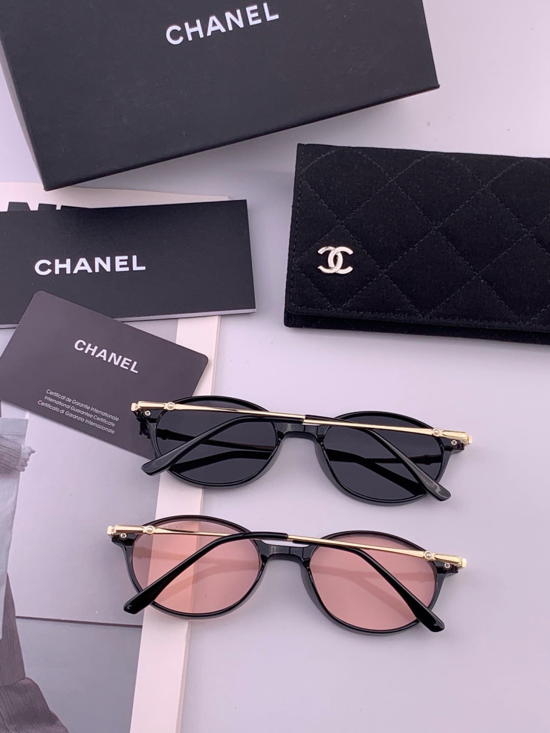 Chanel CH5821 Polarized Fashion Black Lens Sunglasses for Women - detail image 5