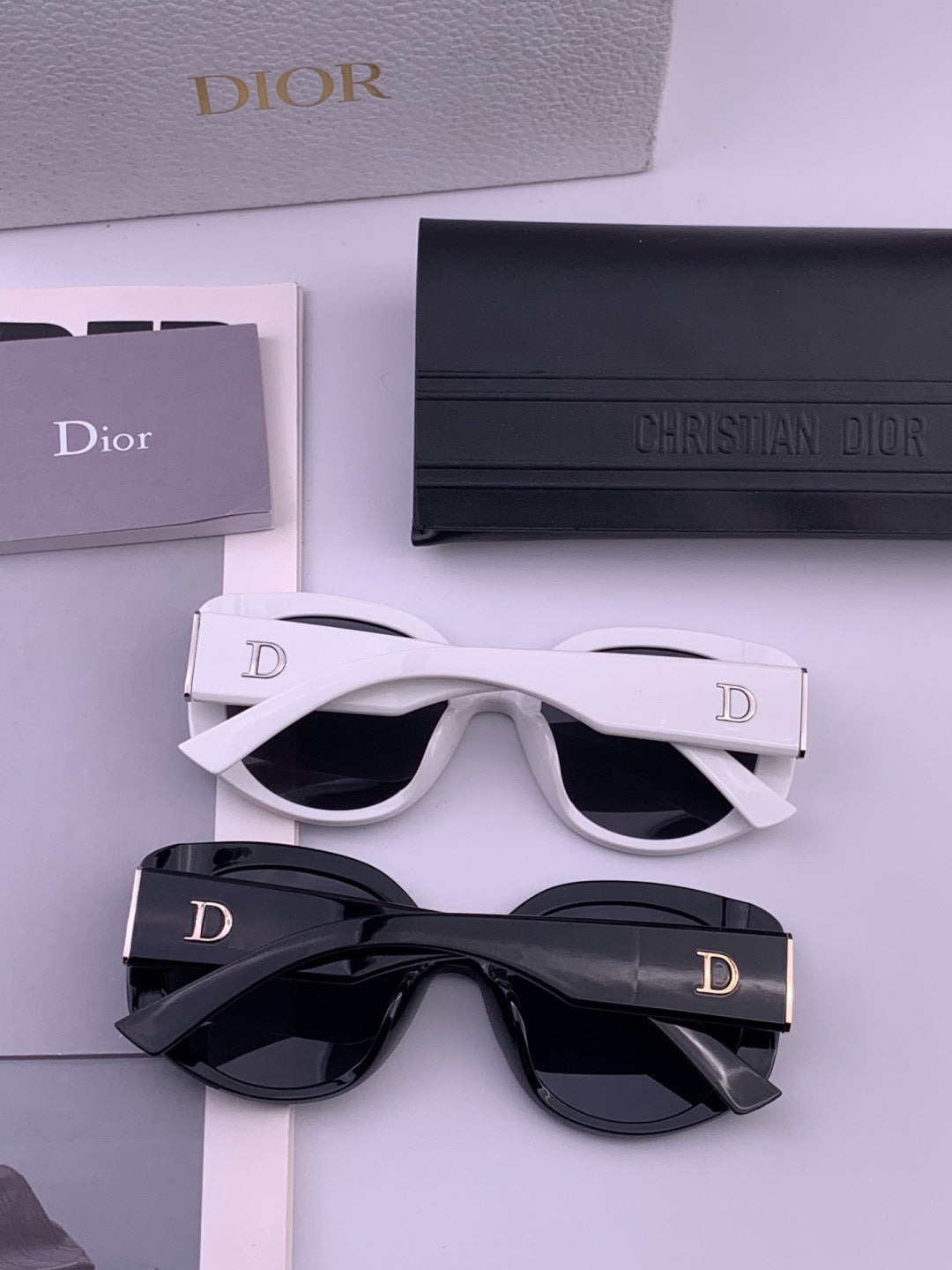 Dior CD7510 Polarized Square Gold Lens Sunglasses for Women - detail image 6