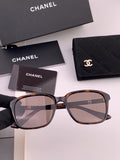 Chanel CH9991 Metal Square Red Lens Sunglasses for Men & Women