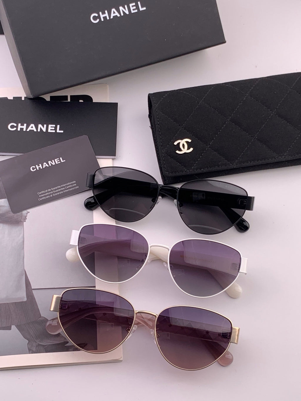 Chanel CH65910 Polarized Fashion Black Lens Sunglasses for Women - 382302 - detail image 7