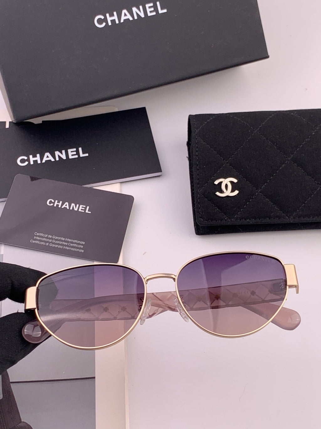 Chanel CH65910 Polarized Fashion Black Lens Sunglasses for Women - 382302