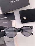 Chanel CH1787 Polarized Round Pink Lens Sunglasses for Women - 382303