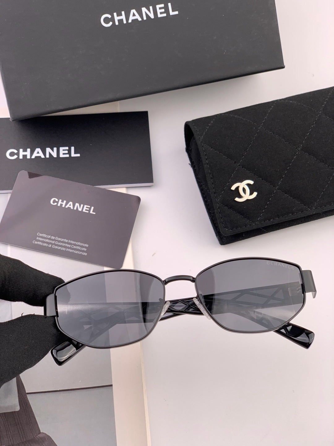 Chanel CH29510 Polarized Fashion Blue Lens Sunglasses for Women - 382305