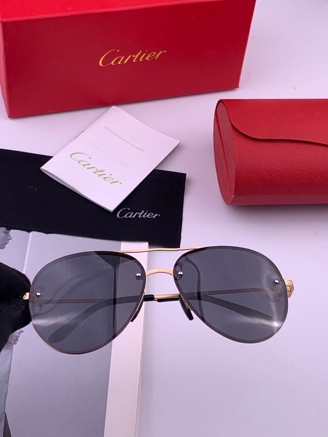 Cartier CK880663 Polarized Fashion Brown Lens Sunglasses for Men & Wo - 382749
