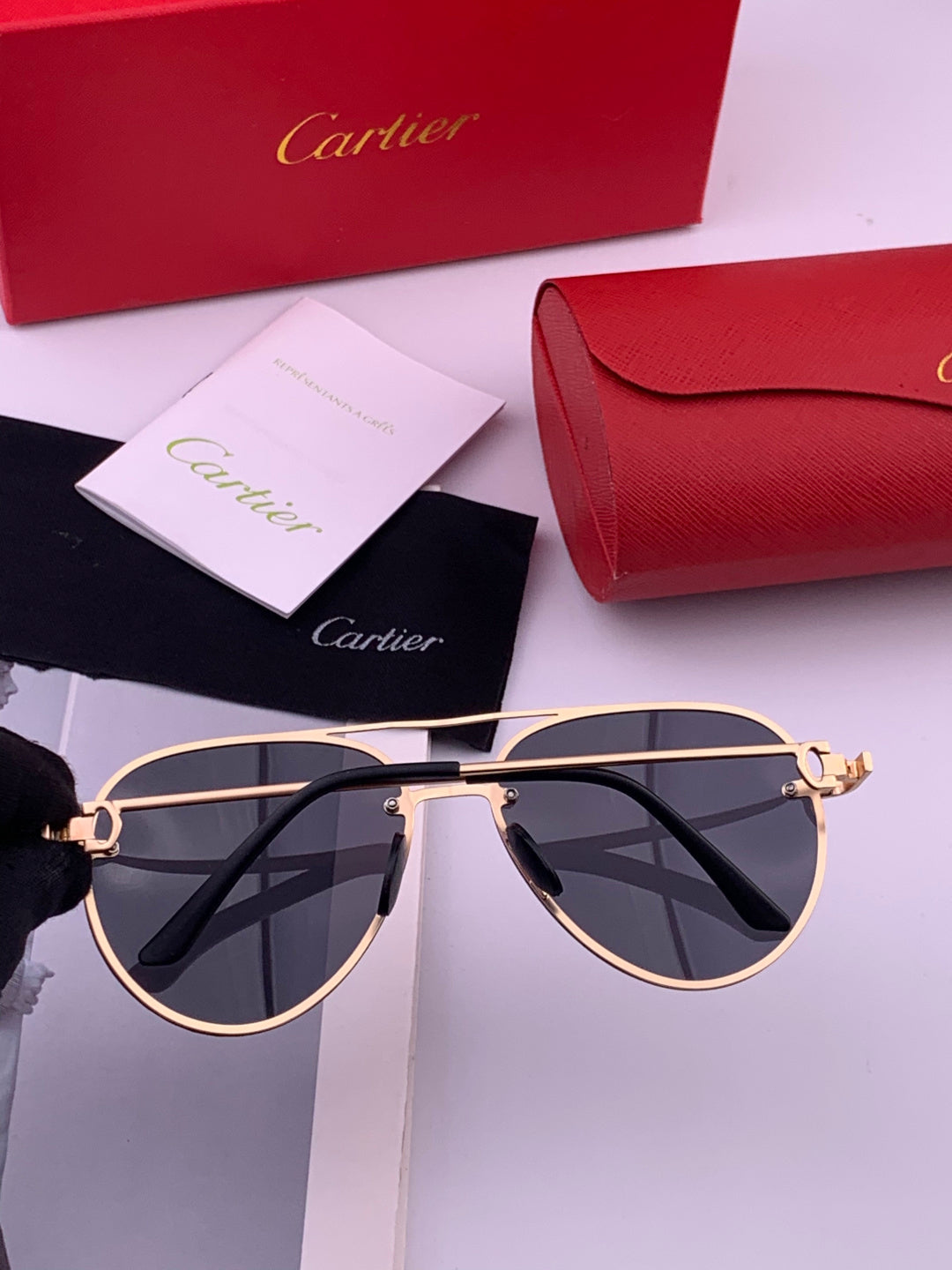 Cartier CK880663 Polarized Fashion Brown Lens Sunglasses for Men & Wo - 382749 - detail image 5