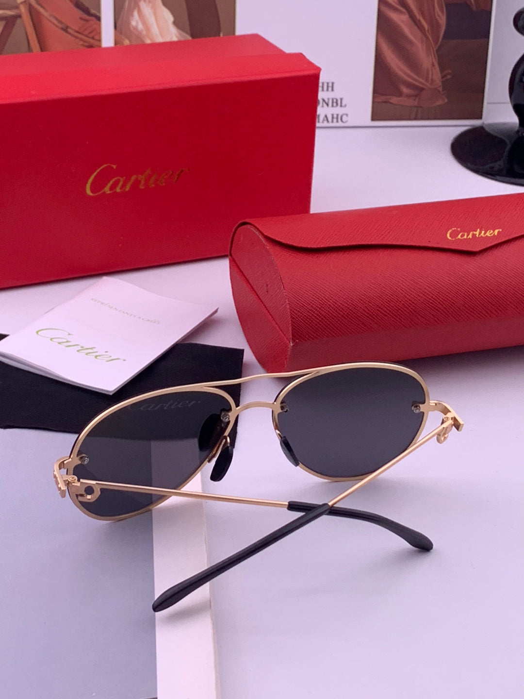 Cartier CK880663 Polarized Fashion Brown Lens Sunglasses for Men & Wo - 382749 - detail image 6