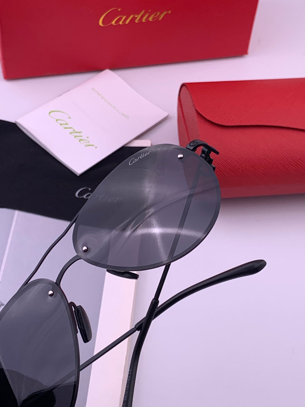 Cartier CK880663 Polarized Fashion Orange Lens Sunglasses for Men & W - 382750 - detail image 4