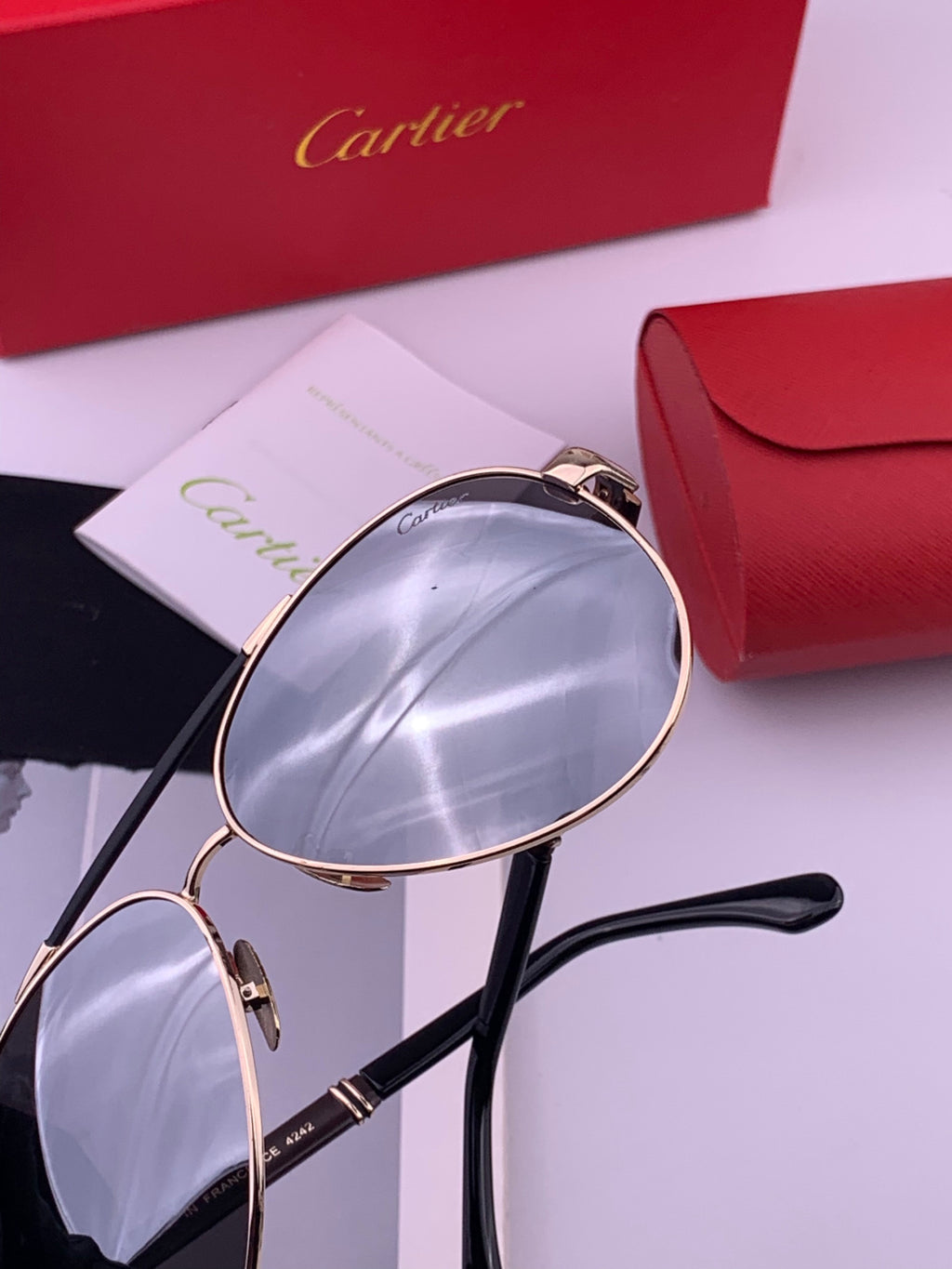 Cartier CK2424 Polarized Fashion Brown Lens Sunglasses for Men & Wome - 382753 - detail image 4