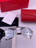 Cartier CK2424 Polarized Fashion Brown Lens Sunglasses for Men & Wome - 382753