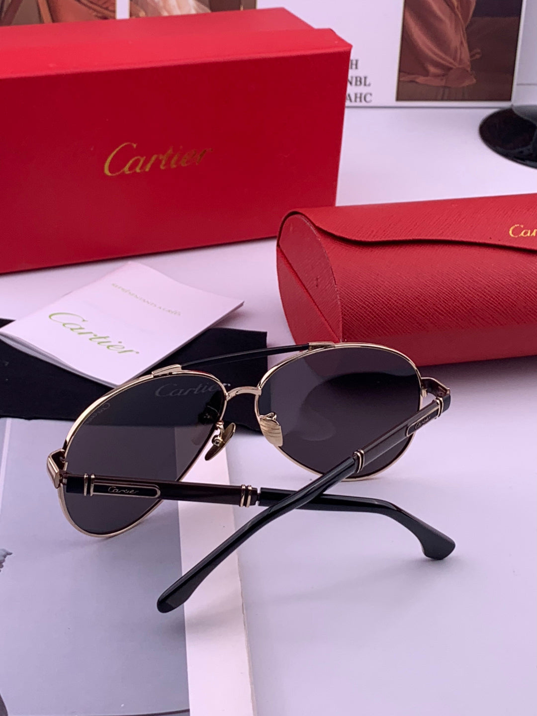 Cartier CK2424 Polarized Fashion Brown Lens Sunglasses for Men & Wome - 382753 - detail image 6