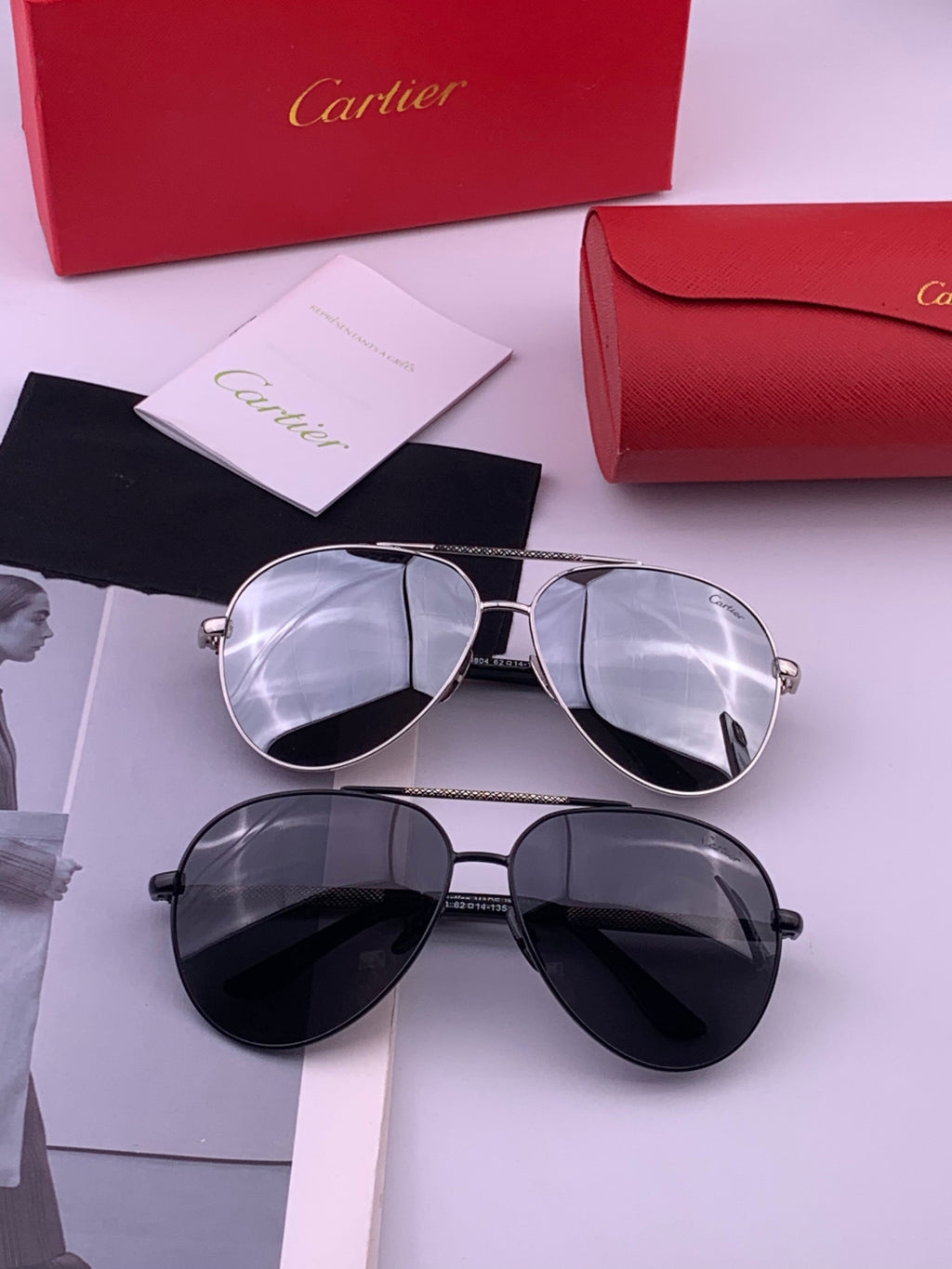 Cartier CK4080 Polarized Fashion Orange Lens Sunglasses for Men & Wom - 382754 - detail image 7