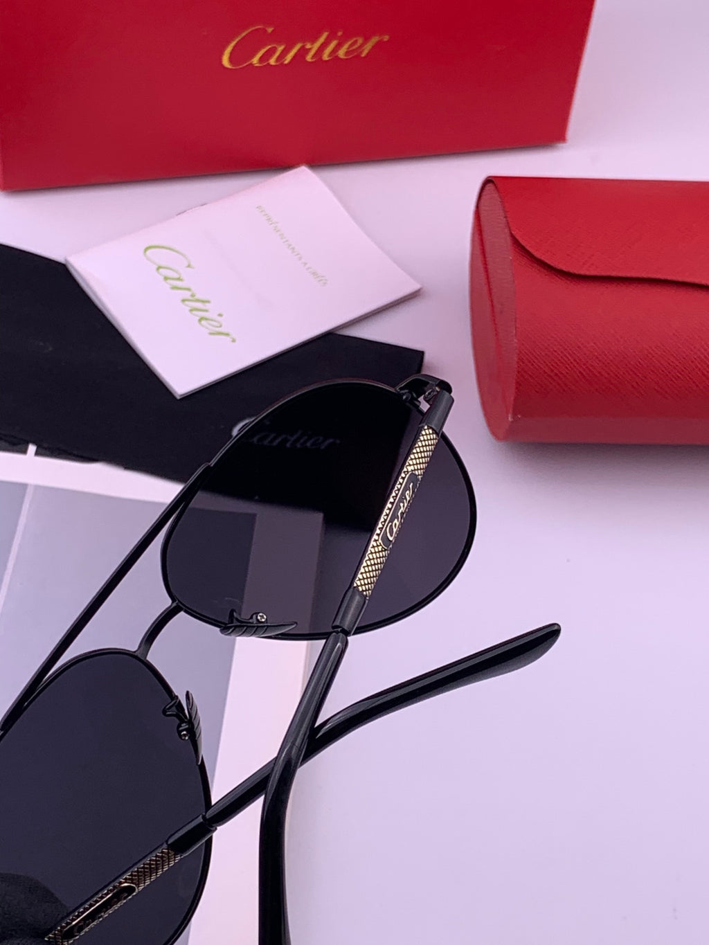 Cartier CK4080 Polarized Fashion Orange Lens Sunglasses for Men & Wom - 382754 - detail image 5