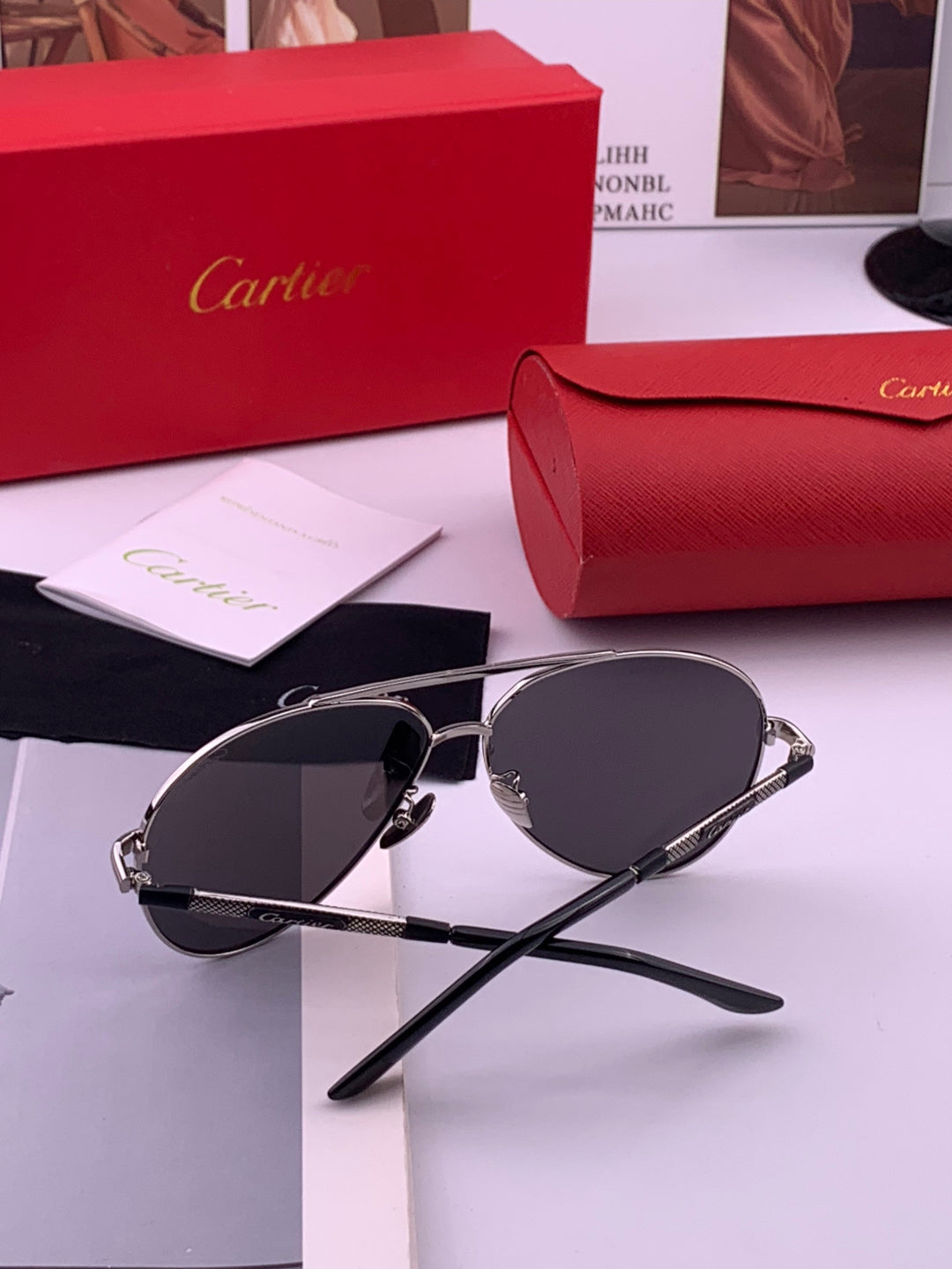 Cartier CK4080 Polarized Fashion Brown Lens Sunglasses for Men & Wome - 382755 - detail image 6