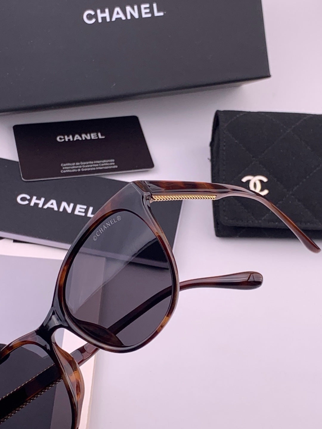 Chanel CH7821 Polarized Round Brown Lens Sunglasses for Men & Women - 382310 - detail image 3
