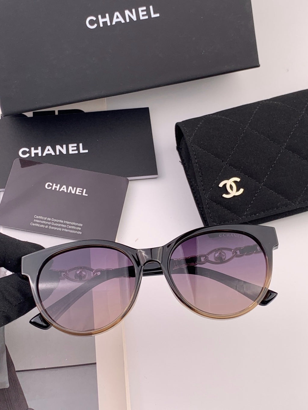 Chanel CH9787 Polarized Oversized Gray Lens Sunglasses for Men & Wome - 382312
