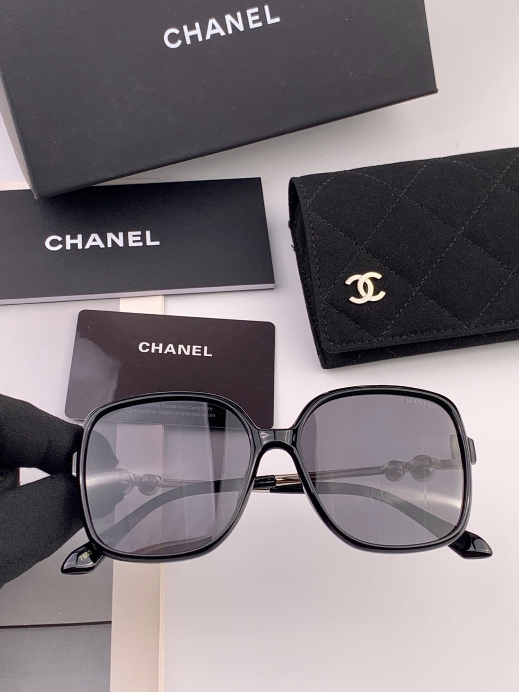 Chanel CH5786 Polarized Oversized Gray Lens Sunglasses for Men & Wome - 382313 - detail image 2