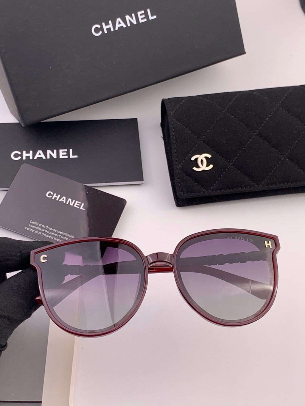 Chanel CH7788 Polarized Oversized Pink Lens Sunglasses for Men & Wome - 382292 - detail image 3
