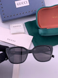 Gucci G77726 Polarized Square Black Lens Sunglasses for Men & Women - 382135