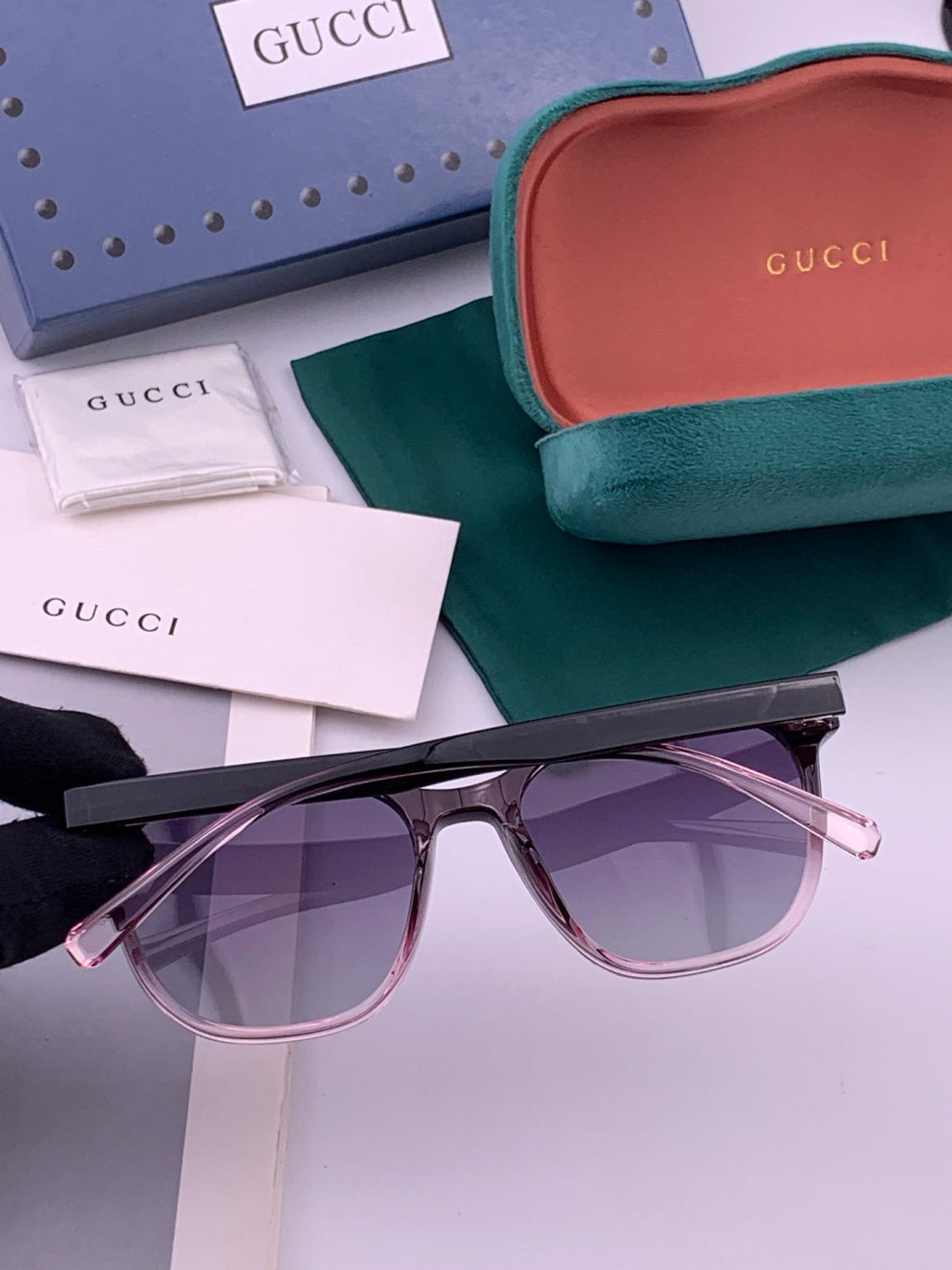 Gucci G17723 Round Black Lens Sunglasses for Men & Women - 382109 - detail image 6