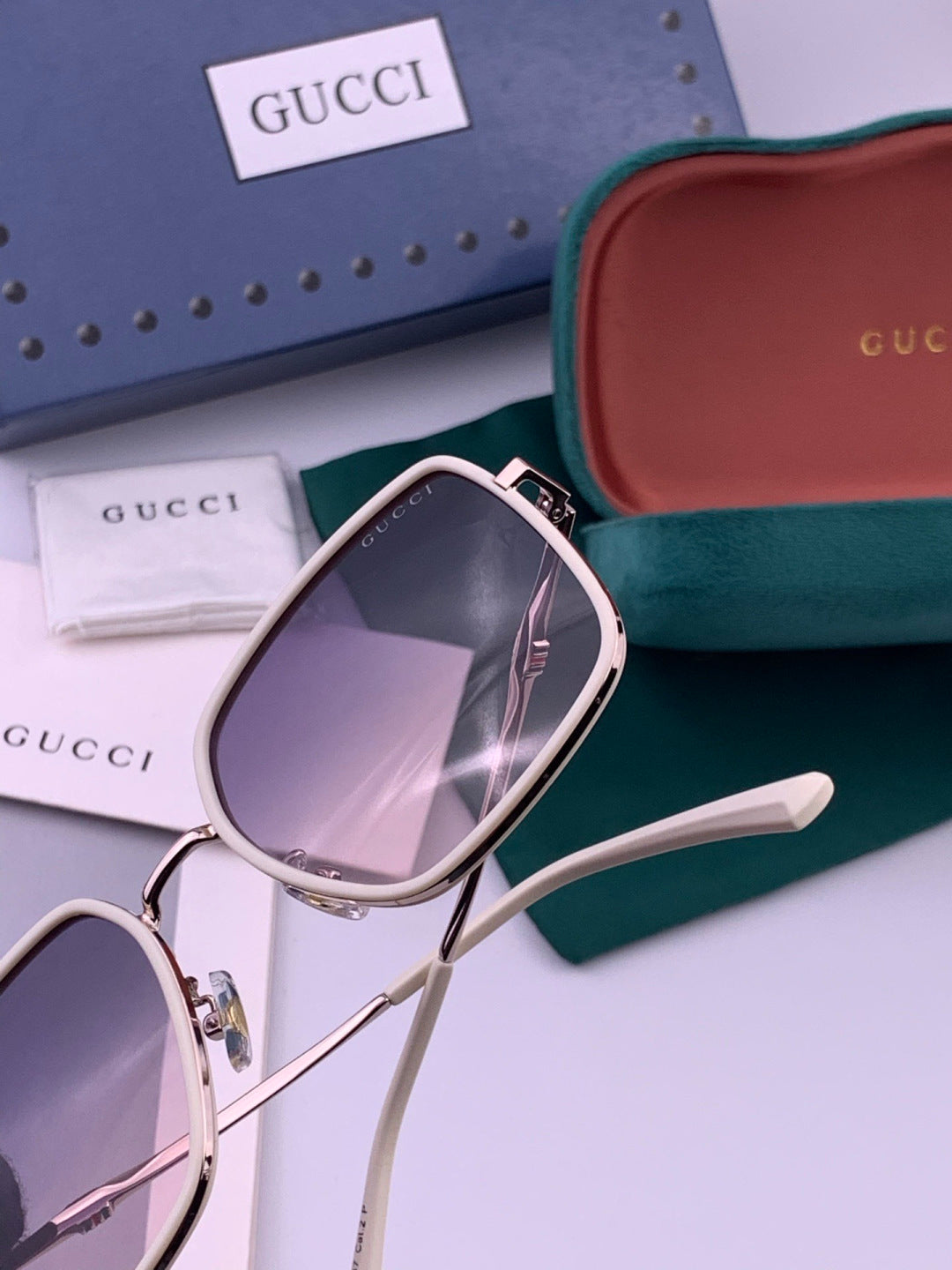 Gucci G1640 Polarized Round Brown Lens Sunglasses for Women - 382112 - detail image 4