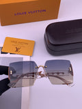 Louis Vuitton L5798 Polarized Square Brown Lens Sunglasses for Men & - 381753