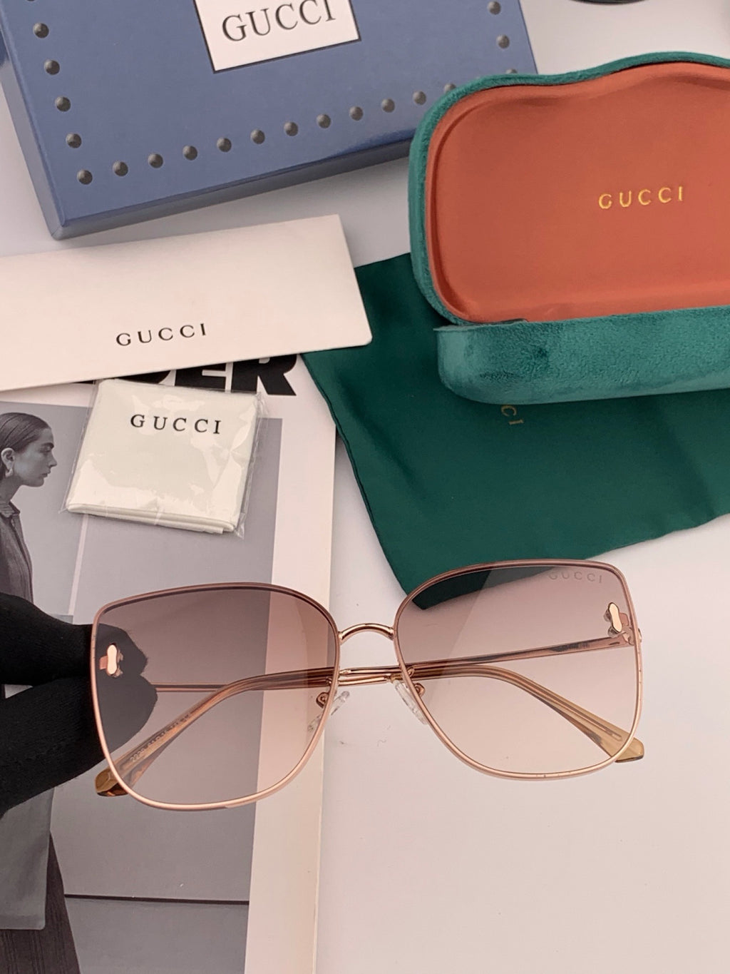 Gucci G1506 Polarized Fashion Red Lens Sunglasses for Men & Women - 382126 - detail image 2