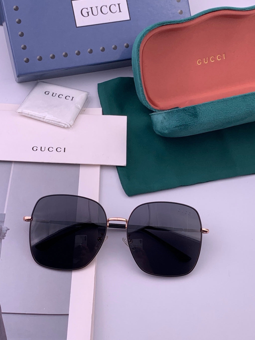 Gucci G0353 Round Brown Lens Sunglasses for Men & Women - 382127 - detail image 6