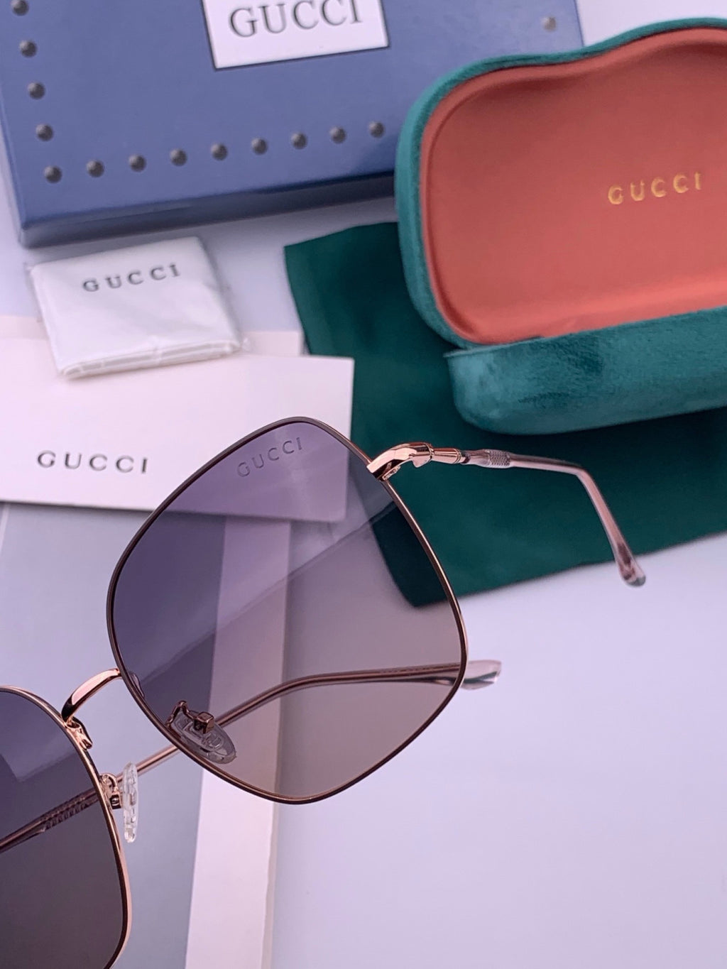 Gucci G0353 Round Brown Lens Sunglasses for Men & Women - 382128 - detail image 3