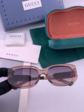 Gucci G0320 Polarized Square Black Lens Sunglasses for Women - 382130