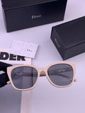 Dior CD67711 Polarized Square Gray Lens Sunglasses for Women - 382417