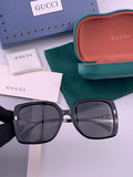 Gucci G9750 Polarized Square Red Lens Sunglasses for Women - 382088