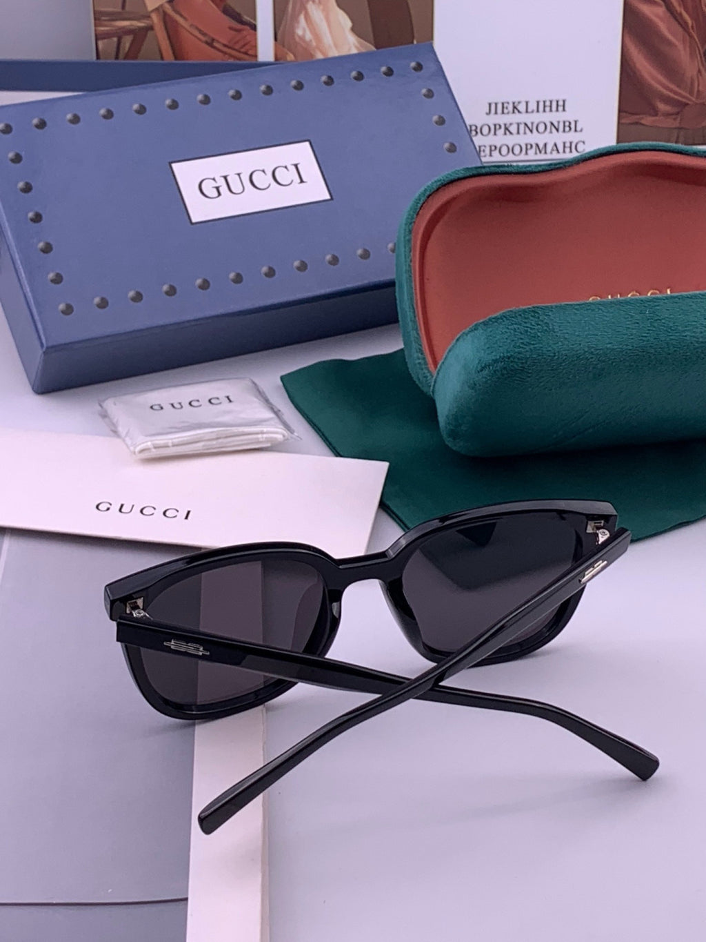 Gucci G97722 Polarized Square Brown Lens Sunglasses for Women - 382090 - detail image 3