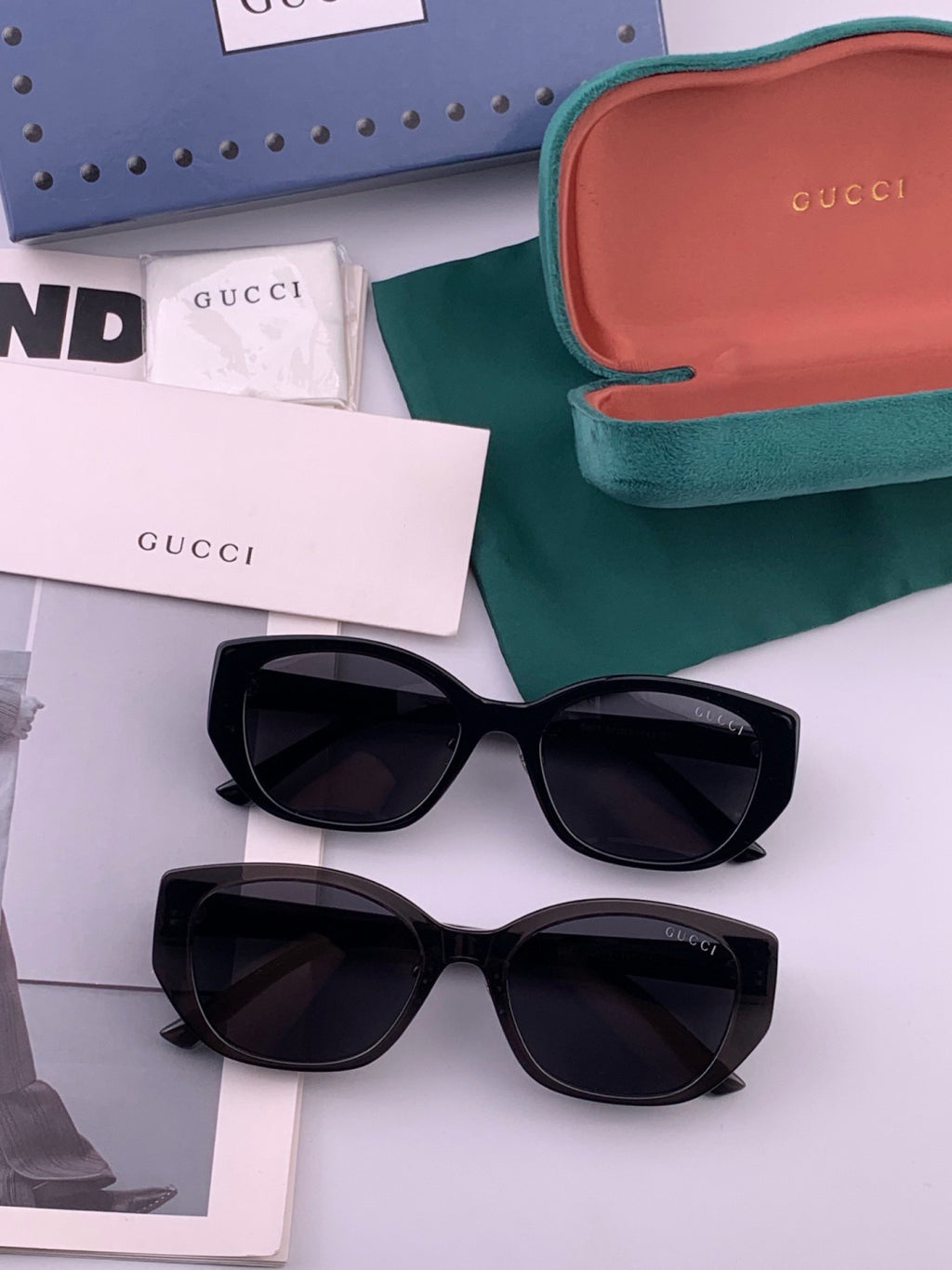 Gucci G7990 Polarized Square Brown Lens Sunglasses for Men & Women - 382096 - detail image 7