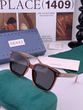 Gucci G07711 Round Gold Lens Sunglasses for Men & Women - 382102