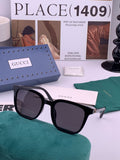 Gucci G4613 Polarized Square Black Lens Sunglasses for Women - 382104