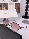 Dior CD95810 Lightweight Rimless Red Lens Sunglasses for Women - 382418