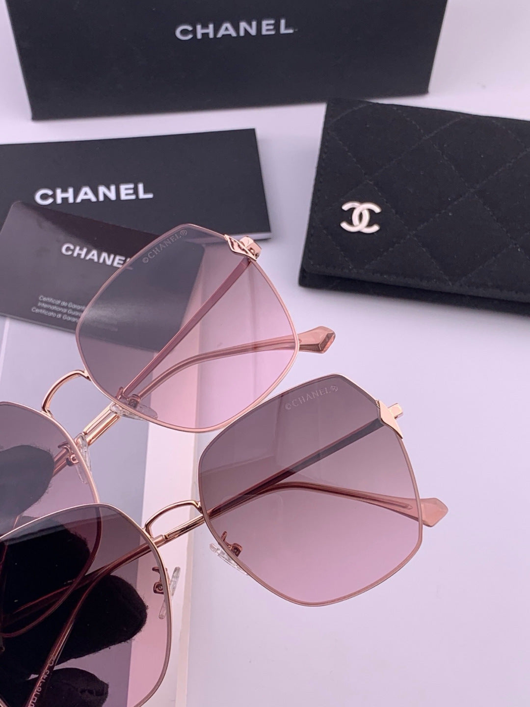 Chanel CH2029 Polarized Rimless Brown Lens Sunglasses for Men & Women - 382203 - detail image 4