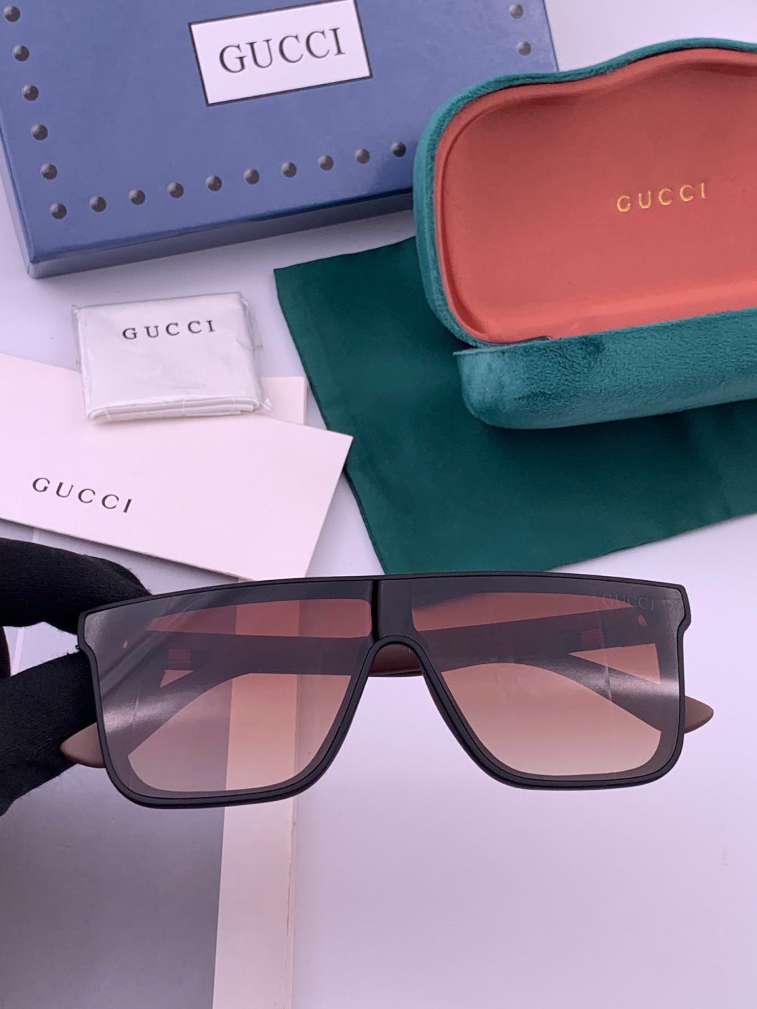 Gucci G62101 Aviator Gold Lens Sunglasses for Men & Women