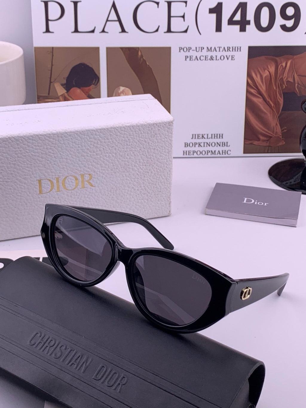 Dior CD7820 Polarized Fashion Orange Lens Sunglasses for Women - 382413 - detail image 2