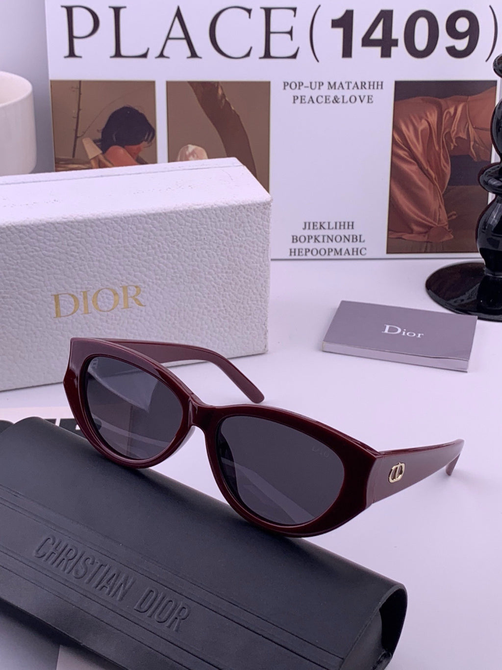 Dior CD7820 Polarized Fashion Orange Lens Sunglasses for Women - 382413