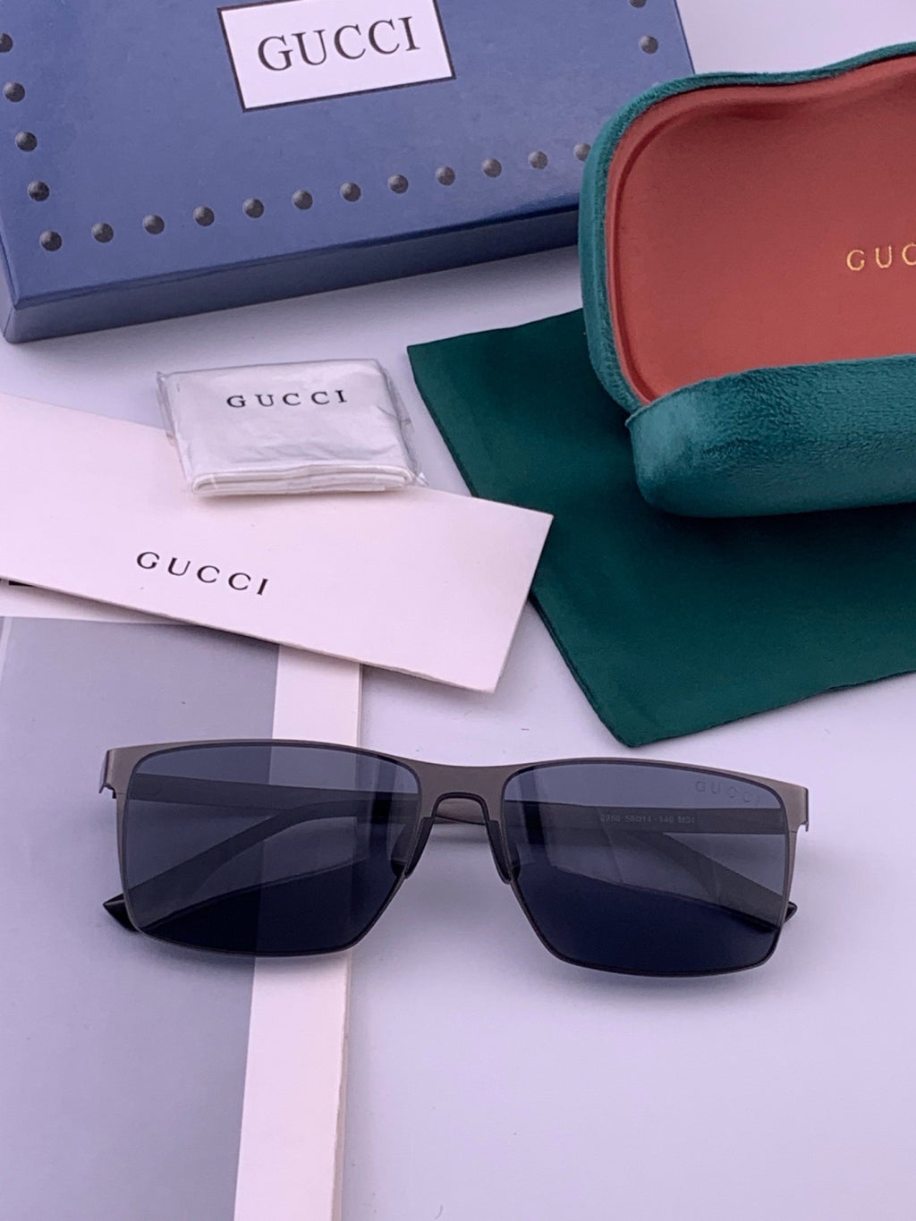 Gucci G6225 Polarized Aviator Gold Lens Sunglasses for Men - 382076 - detail image 7