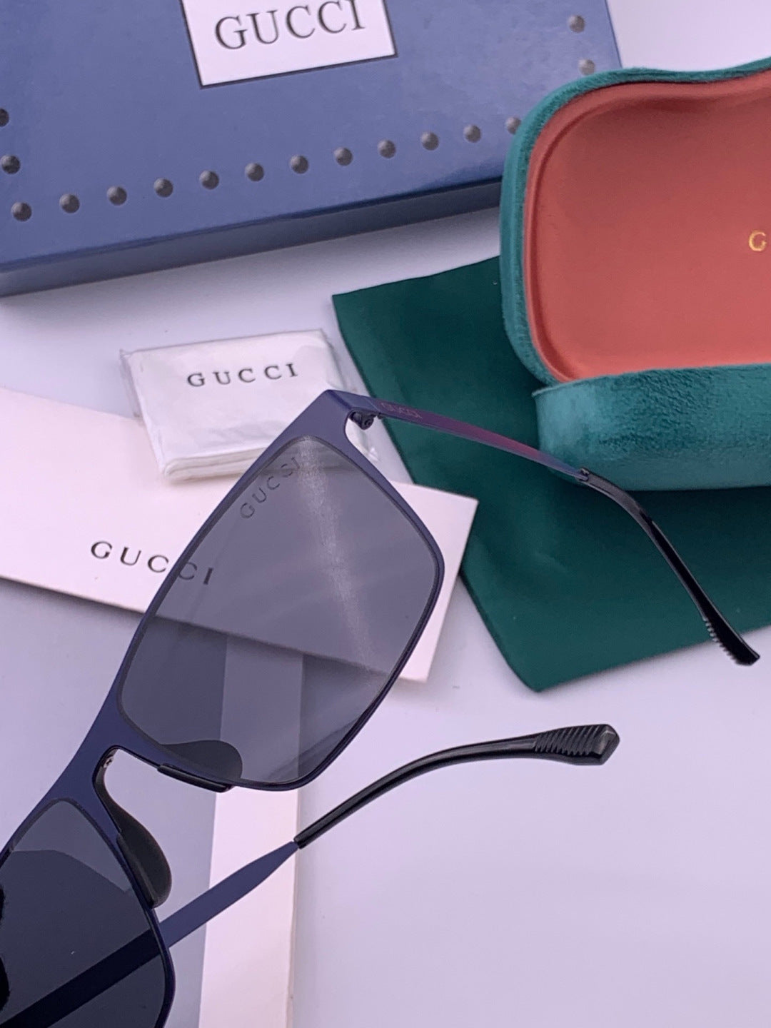 Gucci G6225 Polarized Aviator Gold Lens Sunglasses for Men - 382077 - detail image 3